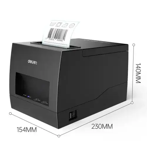 Deli E886BW Receipt & Label Printer