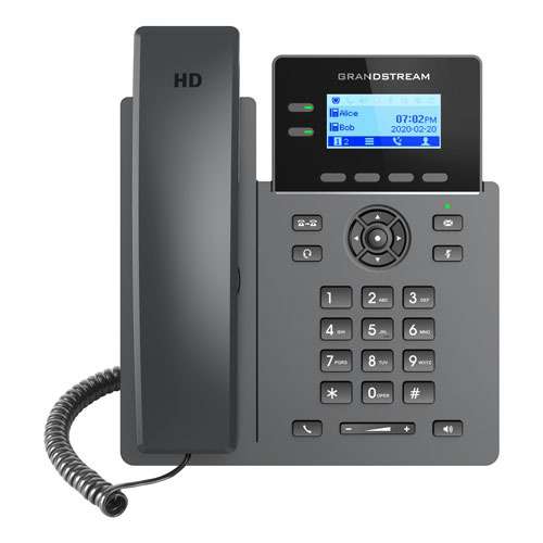 Grandstream GRP2602 2-Line 4-SIP Carrier Grade IP Phone with Adapter