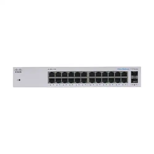Cisco CBS110-24T-EU 24 Port Gigabit Ethernet Unmanaged Switch With 2 Gigabit SFP